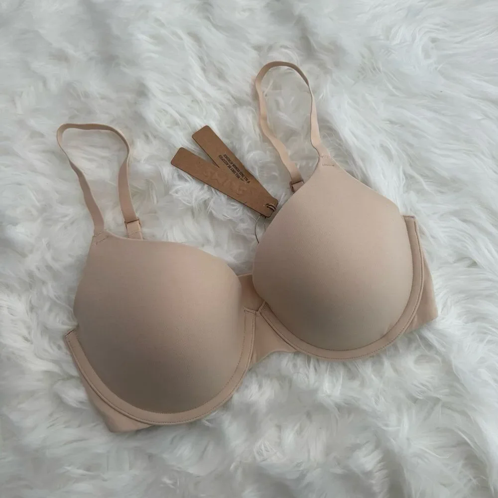 Skims Fits Everybody T-Shirt Bra Sand Size 32D - Picture 3 of 7